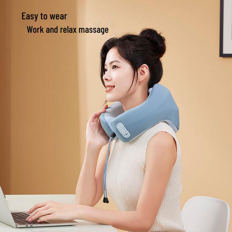Jiancheng Heated Travel U-shaped Neck Massager CN plug (adapter included)