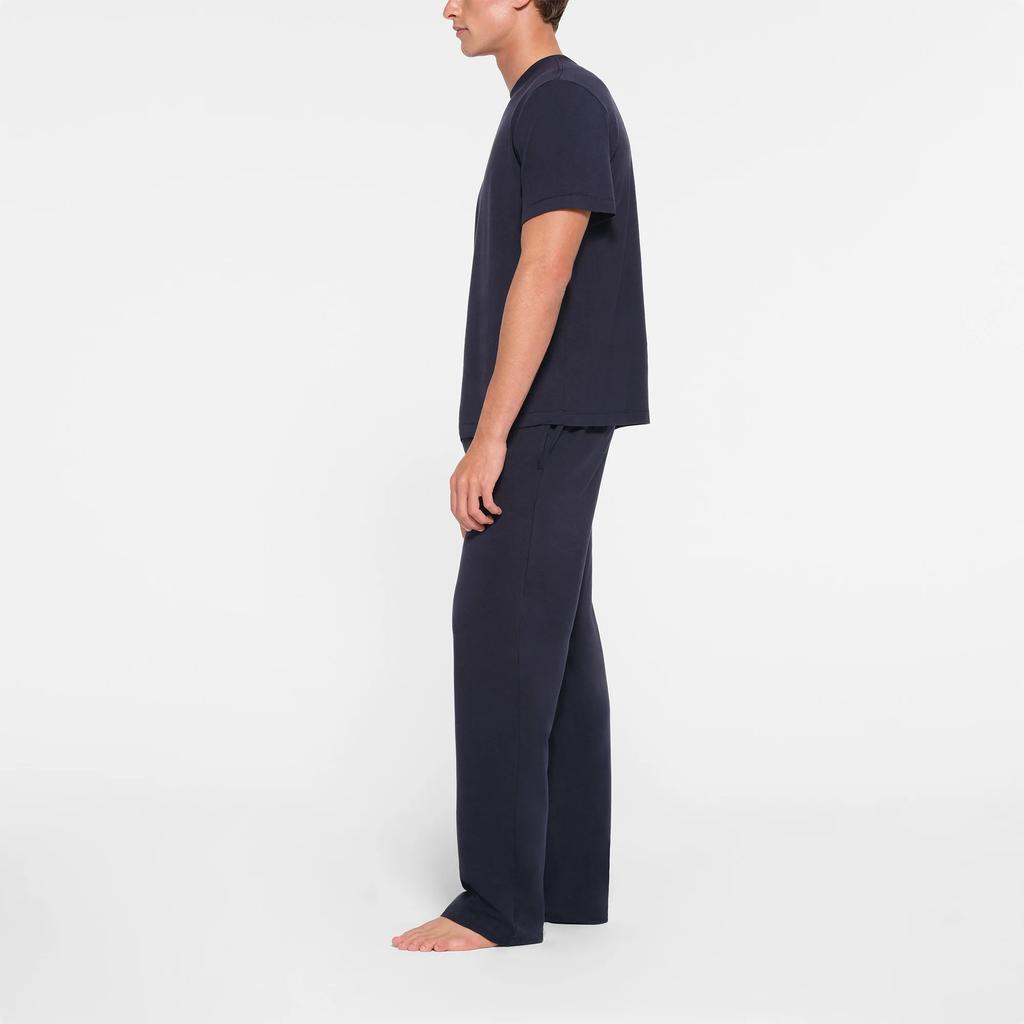 Skims Jersey Sleep T-Shirt Men Tops Midnight-Blue TP-TSH-5700M-MBU