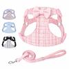 Bow Dog Chest Harness Breathable Mesh Anti-Escape Harness Durable Harness Leash Set  Daily Training