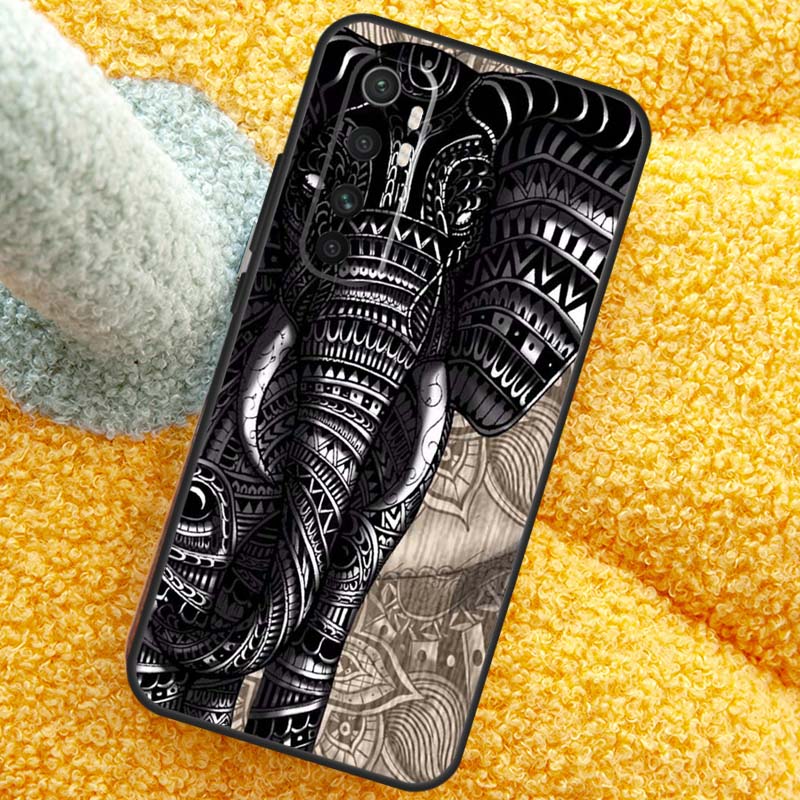 Elephant Floral Tribal Case For Xiaomi 17 Pro Max 13 14 15 Ultra 13T 14T 15T Cover For POCO X7 X5 X6 F5 F6 F7 F8 Pro