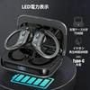 Wireless Bluetooth Sports Earphones with LED Power Indicator, 75 Hours Playtime, Noise Cancelling Headset, IPX7 Waterproof for Workouts and Running