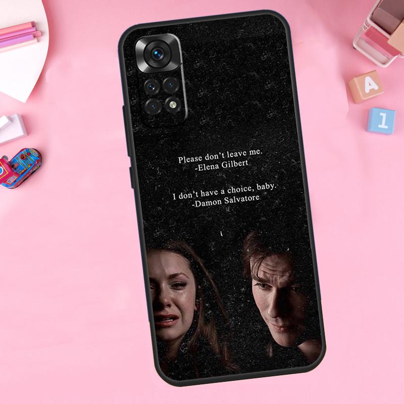 Vampire Diaries Damon Salvatore For Xiaomi Redmi Note 13 14 9 10 11 12 15 Pro Plus Phone Case For Redmi 15 C 14C 10C 12C 13C