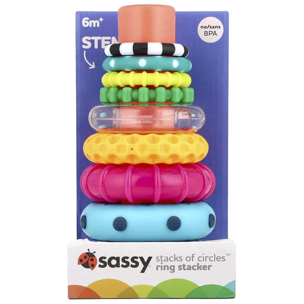 Stack Of Circles™, Ring Stacker, 6+ Months, Set of 10