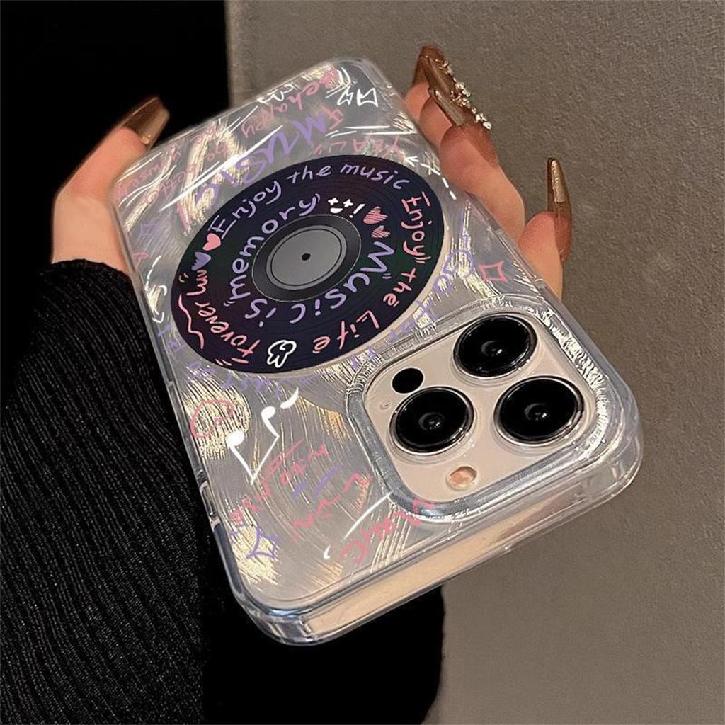 For IPhone for Apple Phone Case Magnetic Lens All-inclusive Magsafe Phone Case Strong Magnetic High-end IMD New Model