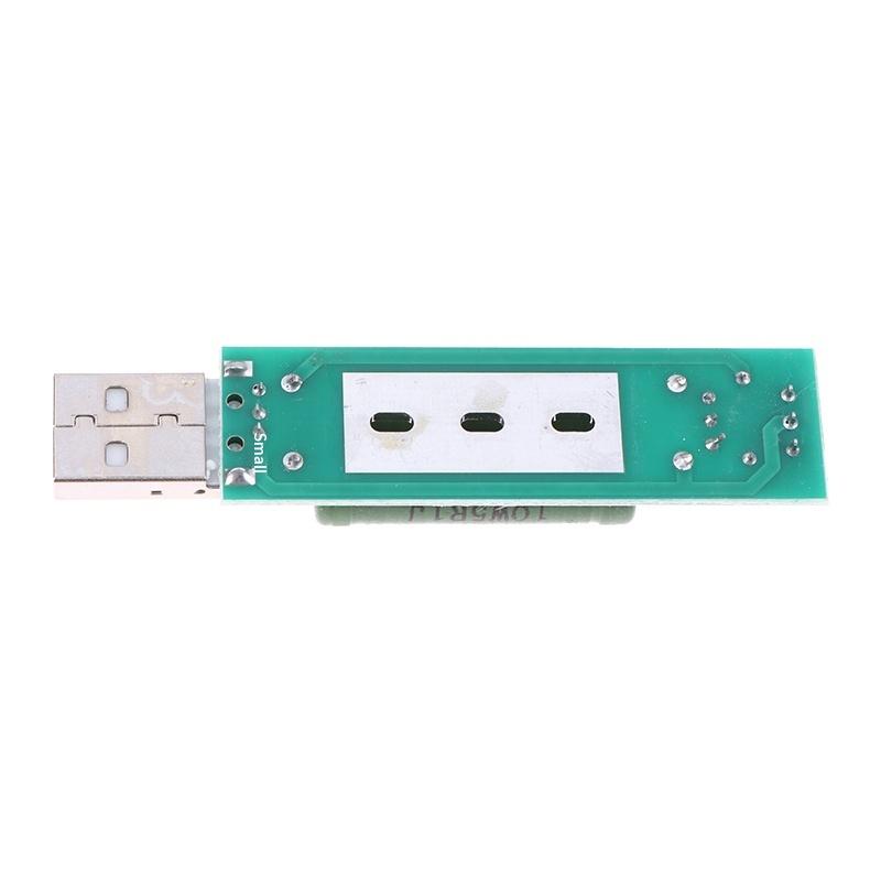 USB-Lasttester Mini-Powerbank Entladewiderstand m. Schalter 2A/1A Widerstandsprüfmodul Digitaler Strom-Spannungsmesser Tester
