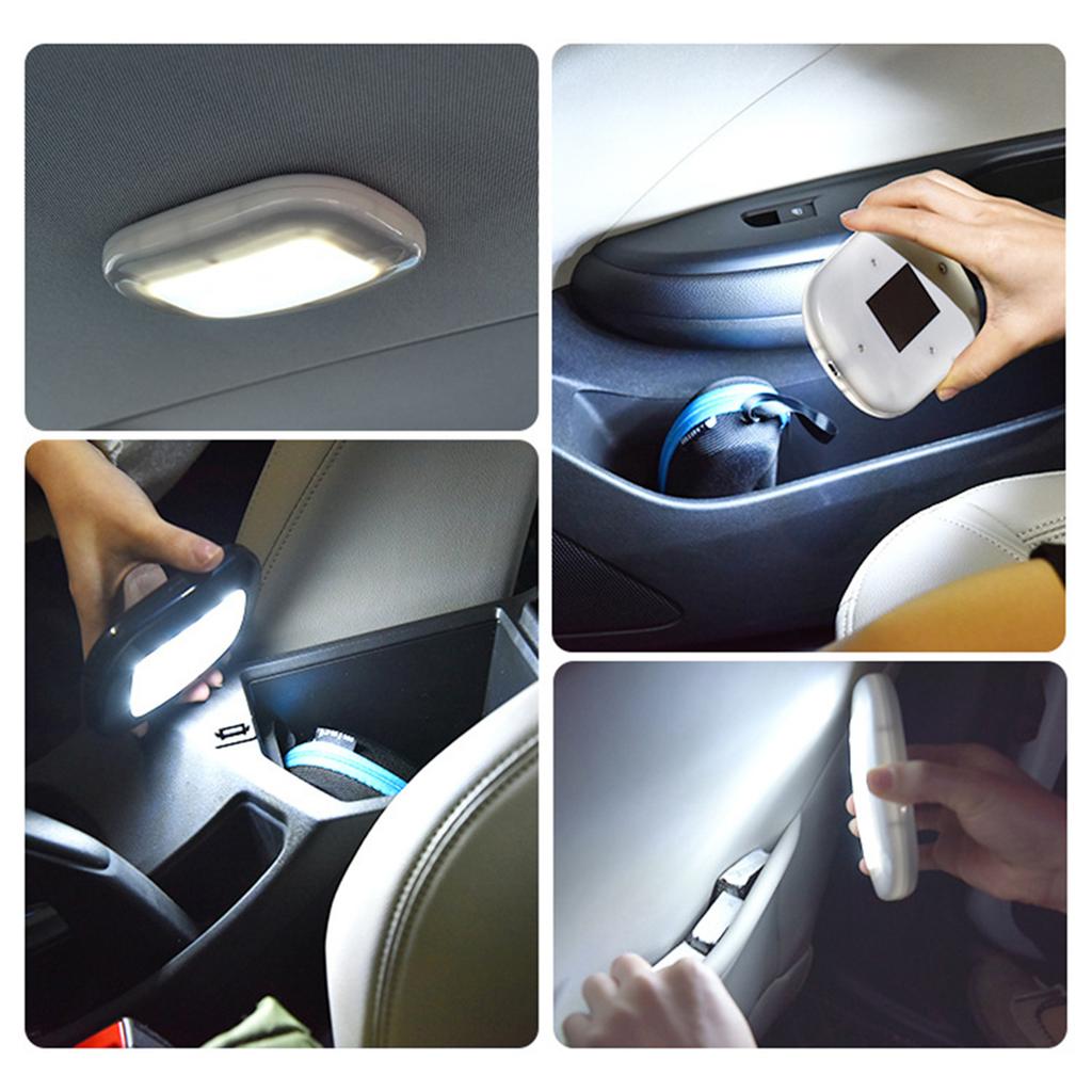 Universal Automobile Car Interior reading light Dome USB Charging Roof Ceiling Magnet Lamp Touching Type Night Light