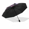 1pc Gothic Rose Emblem Umbrella with Plastic Handle, Suitable for All Seasons Outdoor PT401