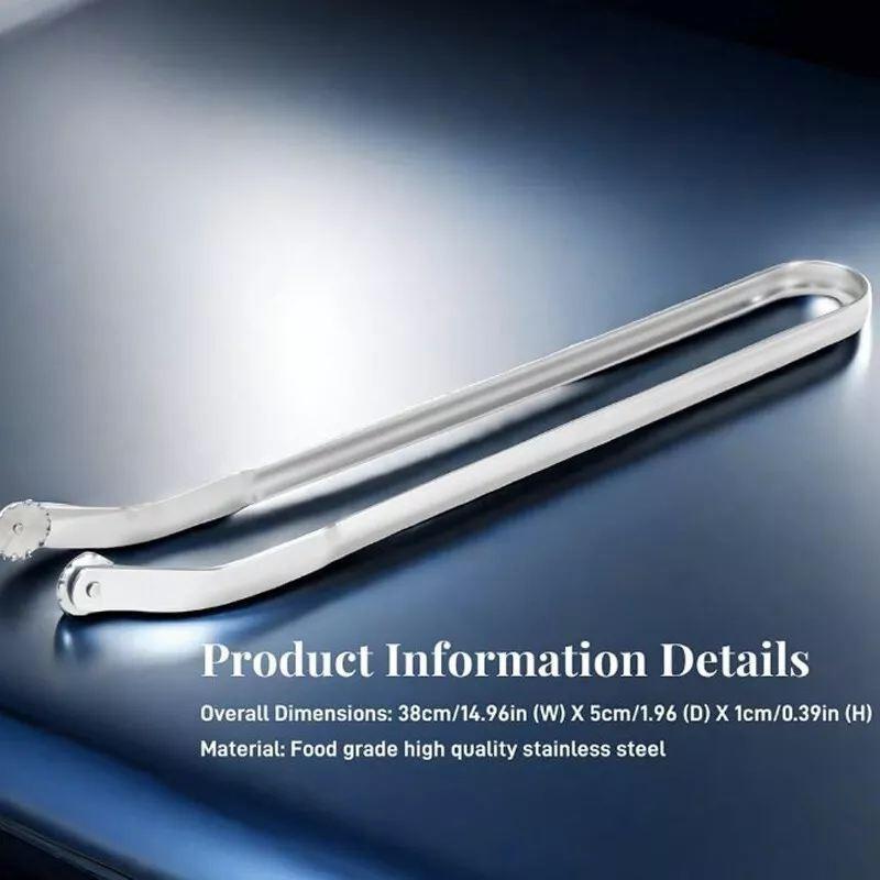 Premium Bbq Sausage Turning Tongs Durable Heat-resistant Hot Dog Flipper Tool