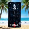 1Pc Scream Snow Beach Towel Quick Dry Multiuse For Beach Pool Gym Yoga Home Travel Christmas Halloween Xmas Gift N1260