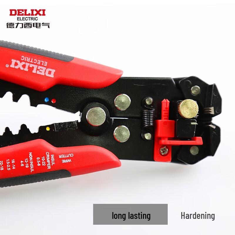 DELIXI Electric Multi-Function Wire Stripper 0.5-6mm²