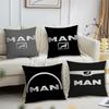 Auto M-Man-T-LKW Luxuriöse Kissenhülle Für Kissen Sofa Druck Dekoration Zimmer Zuhause Büro Café Auto Nordische Schlichtheit