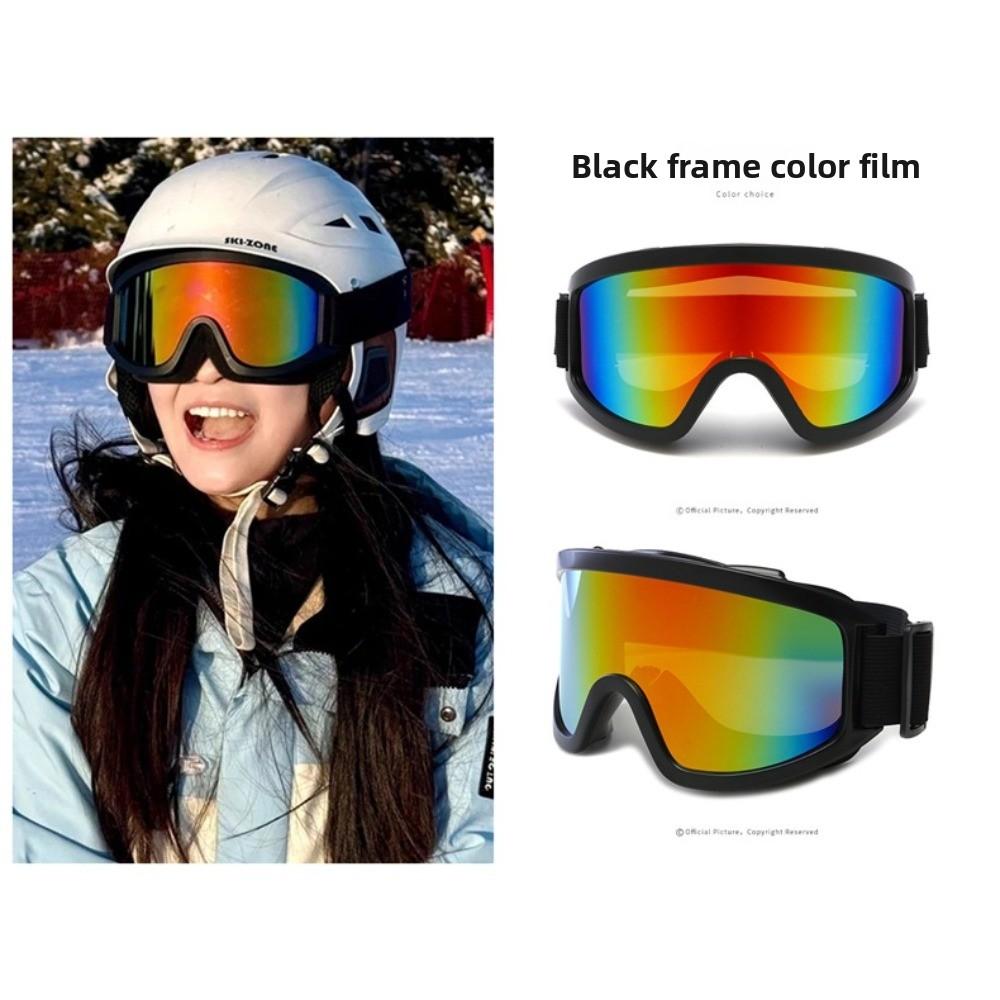 Adult Outdoor Ski Goggles Mountaineering Goggles Unisex Ski Glasses Snow Windproof Goggles Outdoor Glasses