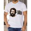 Bud Spencer Banana Joe TV-Film Unisex T-Shirt - Ikonische Filmrolle Grafik-T-Shirt, Lockere Passform Kurzarm Rundhalsausschnitt, Lässiges Oberteil mit Namensdruck (Alle Größen