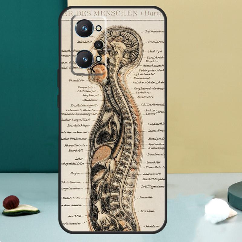 Medical Human Organs Brain For Realme 13 12 10 11 14 Pro Plus GT 6 5 6T GT7 Pro C55 C53 C51 C21Y C25S C75 C67 C61 Case