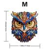 Cross-Border Wooden Owl Irregular Jigsaw Puzzle - Youth Educational Toy