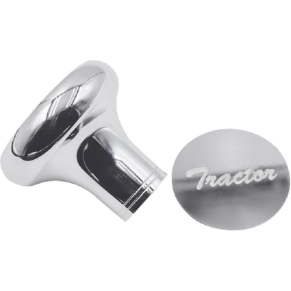 Upgrade Air Brake Knobs For Tractor/Trailer - Air Valve Knobs Compatible Kenworth T680 Peterbilt 379 389 579 Freightliner, Made From Aluminum (2PCS) 1 Piece