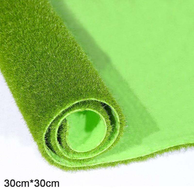 Artificial Grass Lawn Green Fake Plants For Garden Decor Building Model Supplies