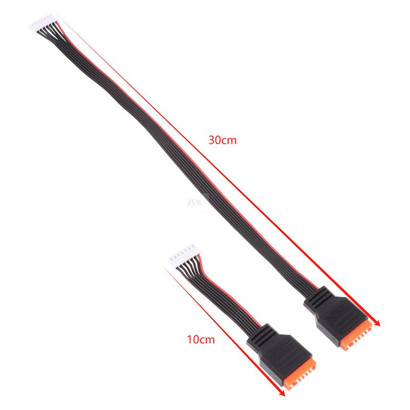 2Pcs/set Balanced Head Charger Extension Cable For 2-6S Lithium Batteries Suitable For HOTA A6 A12