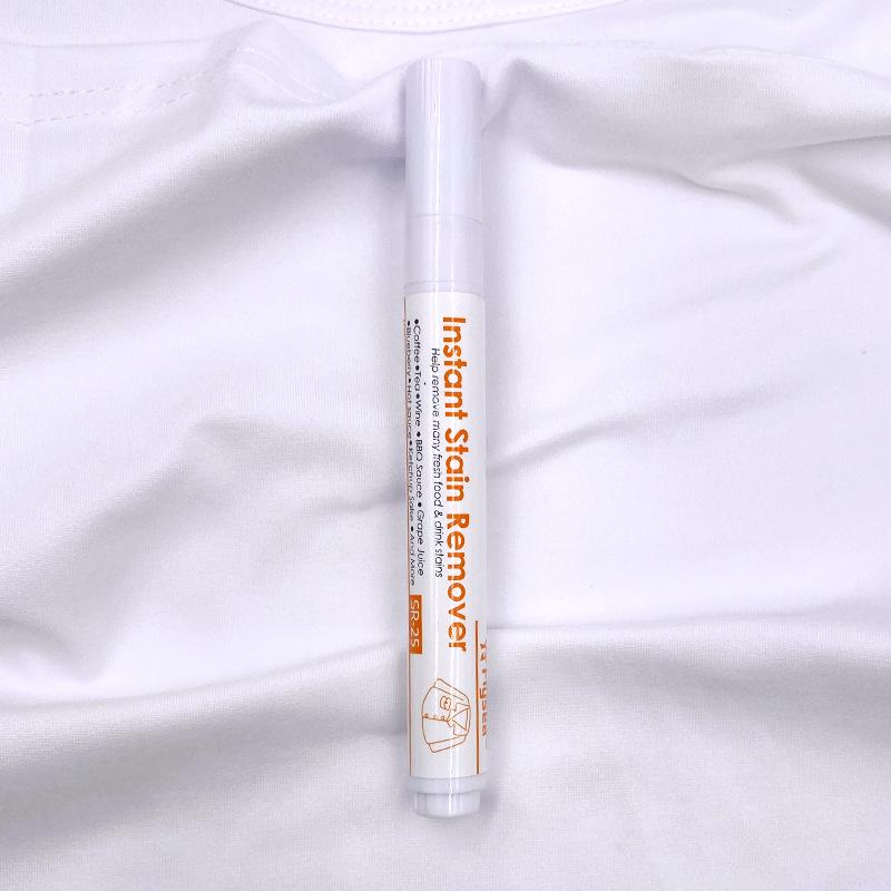 Portable Emergency Stain Remover Pen for Clothes - Removes Coffee, Oil, and Blood Stains Without Washing