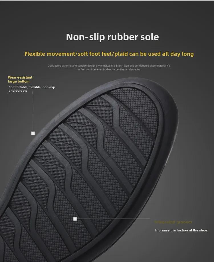 Pantofi Casual Respirabili pentru Bărbați, Stil Nou, Piele Naturală, Călduroși, cu Top Mediu-Jos