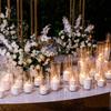 Clear Floating Candle Vases Bulk Glass Cylinder Vases Centerpieces Hurricane Candle Holders for Wedding Party Home Table Decor