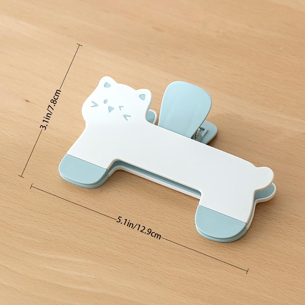 Cute Cat Book Holder, Fixed Book Holder, Office Supplies Folder, Student Stationery Clip, Bill Holder