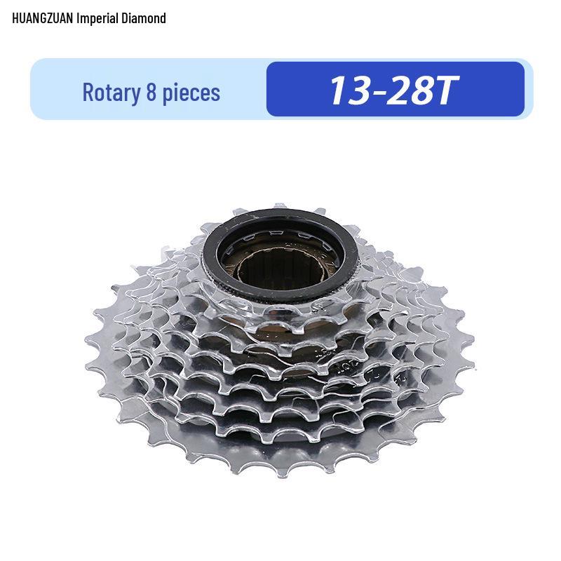 6/7/8-Speed Mountain Bike Freewheel: 13-28T Gears, 21/18/24-Speed Transmission Cycling Accessory