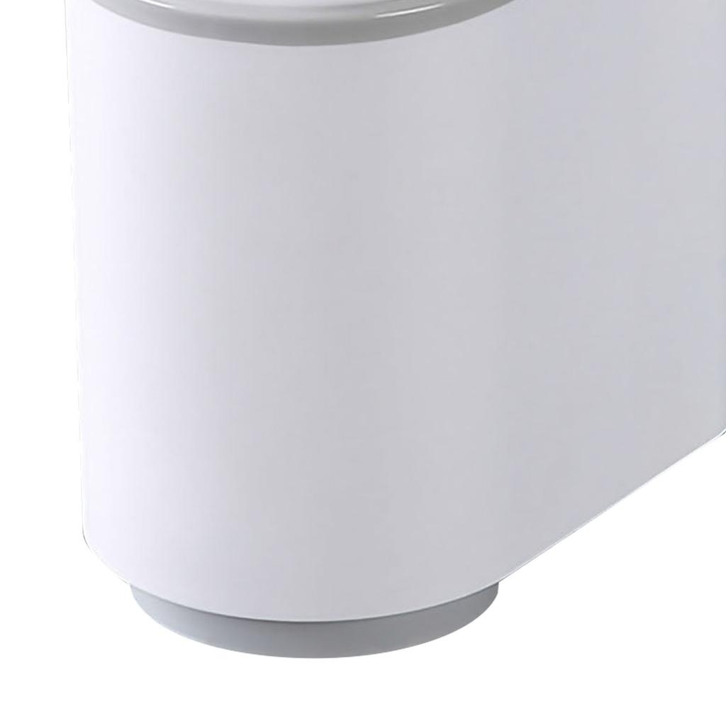 Gargle Cup Holder Magnetic Suspensible Handstand Adsorption Toothbrush Cup Rack for Bathroom Grey