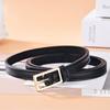 Small Belt Women'S Pin Buckle Simple Thin Belt Women'S Decoration With Dress Sweater Jeans Belt