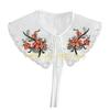 49MD Detachable False Collar Girls Clothes Accessory Half Shirt Oriental Flower