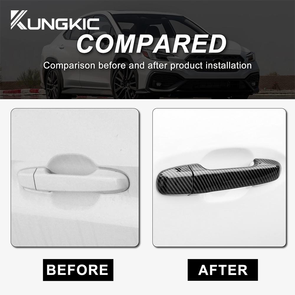 For Subaru WRX 2025 2025 2025 ABS Carbon Fiber Style Car Door Handle Cover RHD LHD Trim Decorative Sticker Accessories