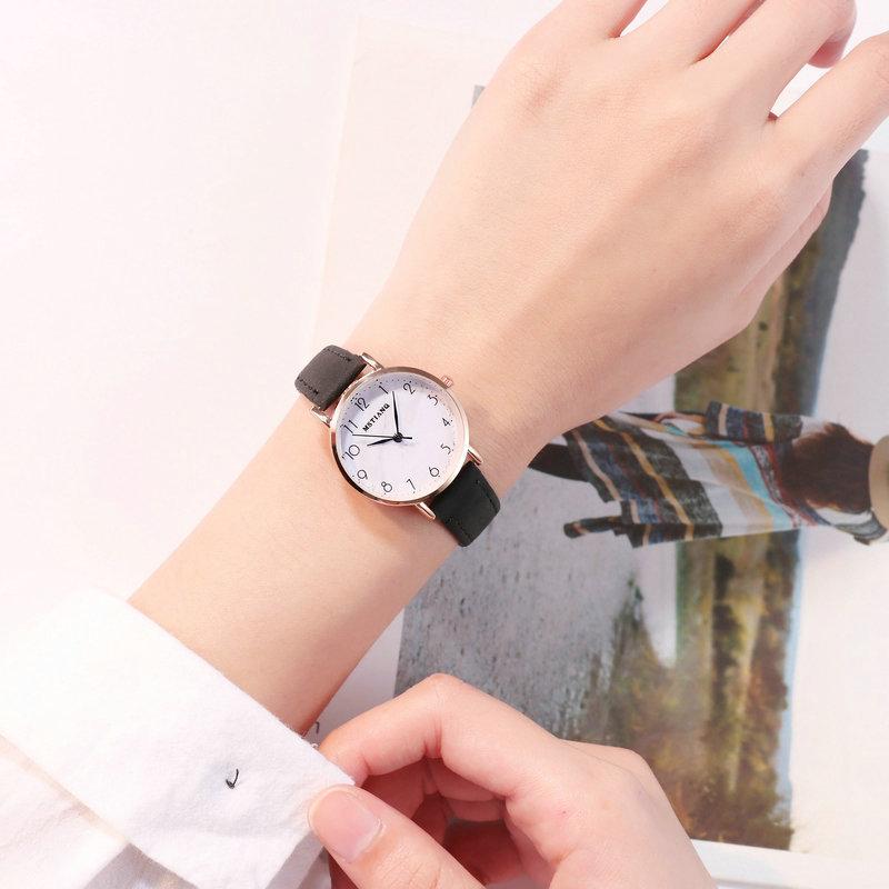 Retro Style Simple Temperament Women'S Watch Girlfriend Girl Student Casual Fashion Trend Versatile Quartz Watch