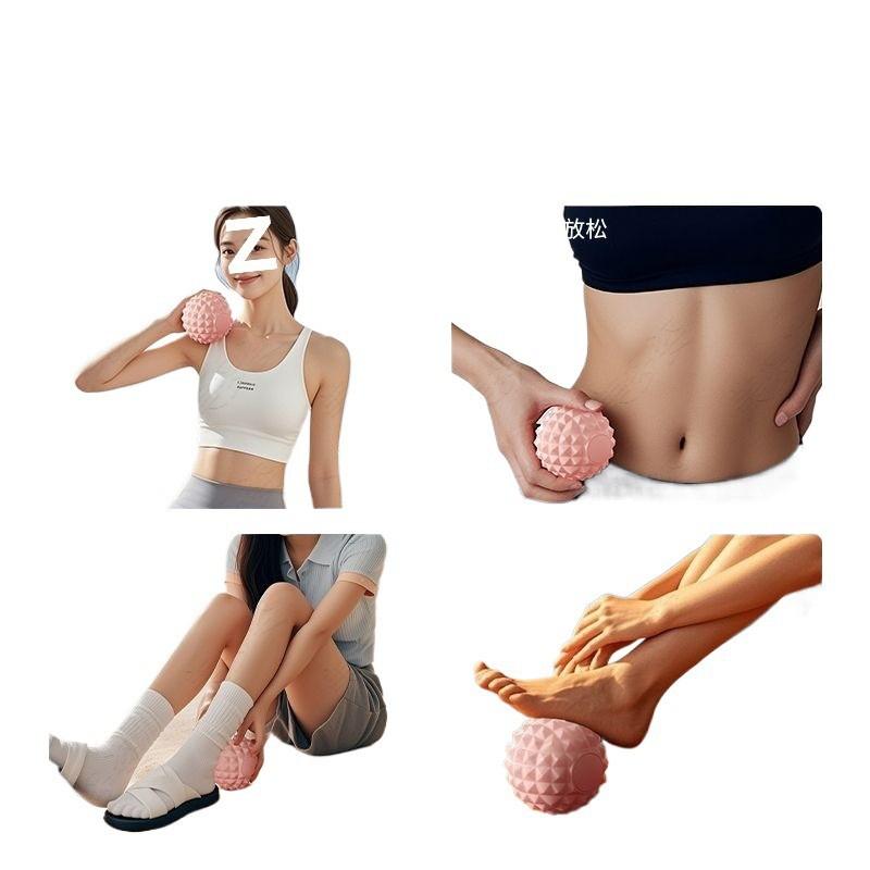 Large 85mm Silicone Massage Ball Foot Back Shoulder Muscle Relief Yoga Therapy Trigger Point Roller