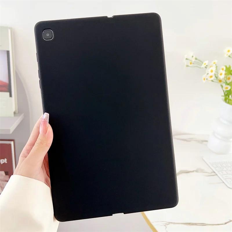 Skin Friendly Soft Tab Case for Samsung Tab A8 10.5 A7 S6 Lite 10.4 S7 S8 S9 11 X200 T220 T290 Cover for S7 FE S8 Plus 12.4 Case