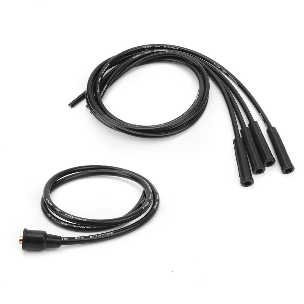 8mm Wire 1m Length High Efficiency Stable Ignition Wire Set for 4 Cylinder Cars