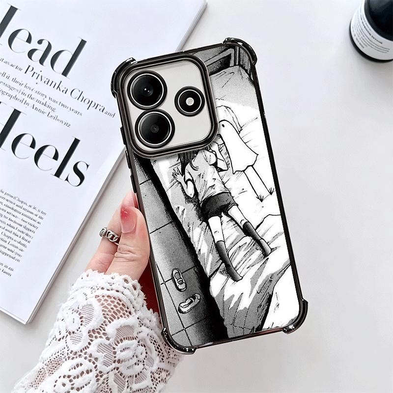 Oyasumi Punpun Anime Soft Phone Case For Xiaomi Redmi Note 14 15 Pro Plus 13 12 11S 11T 5G 10 9S 9 Plating Anti-Fall Fundas