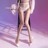 Women Sexy Oil Shiny Sockings Hollow T-Crotch Temptation Stockings Transparent Slim Pantyhose Ultra Thin Sheer Night Club Wear
