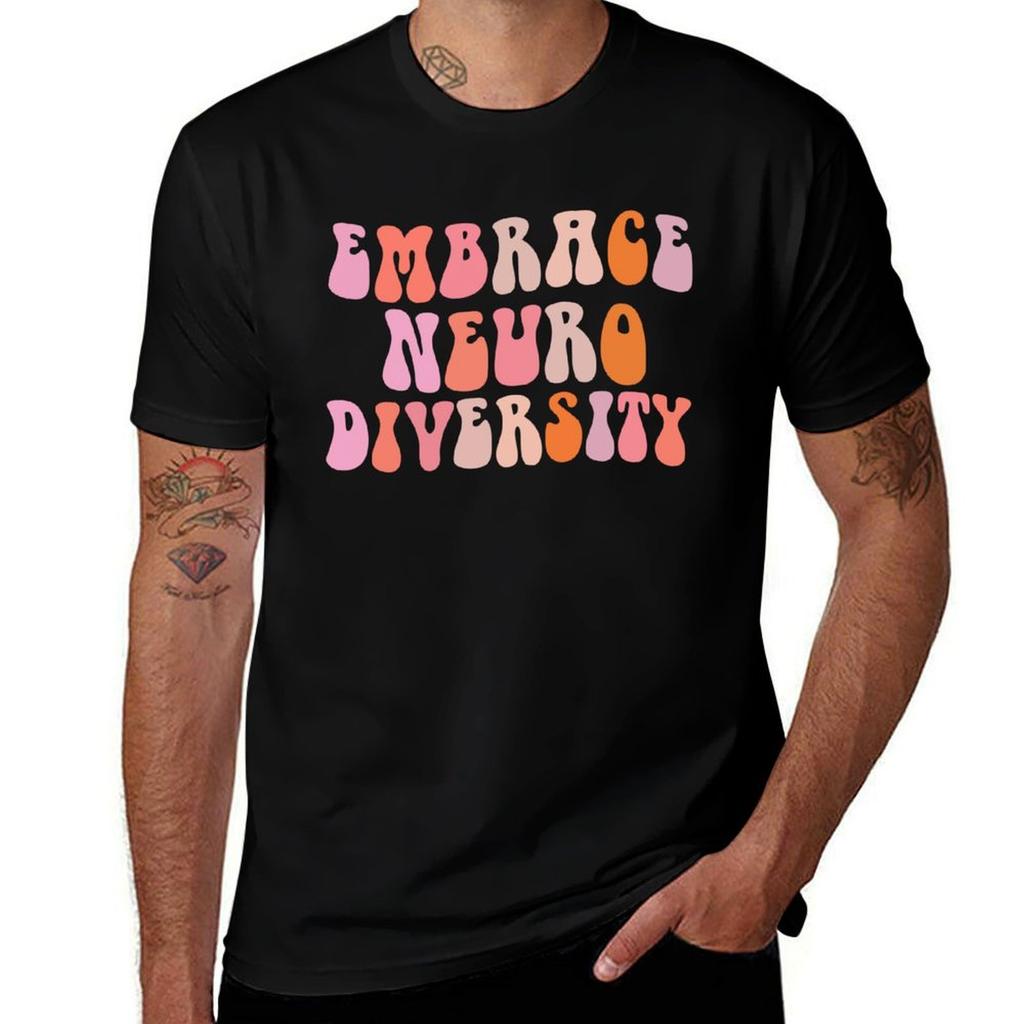Embrace Neuro Diversity Tshirt Plus Size Street Style Tee