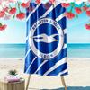 Brighton Print Beach Towel, Large Soft Quick Dry Towel for Beach Camping Swimming