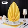 Cotton Western Table Napkins Reusable Placemat for Kitchen Wedding Decoration Hotel Special Absorbent No Lint Cup Wiping Cloth