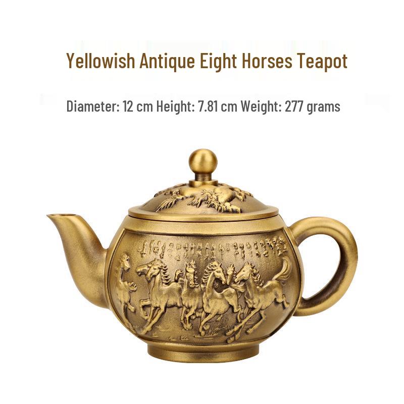 

Восемь лошадей латунный чайник украшение: Креативное медное изделие ручной работы для немедленного успеха в офисе или дома