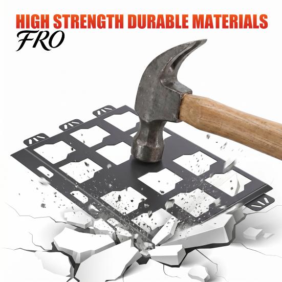 Mounting Plate for Packout Toolbox 2Pcs Plates Milwaukee 48-22-8486, Metal Base Toolboxes, 100 Floor Mount Accessories Lbs Load Capacity, Compatible