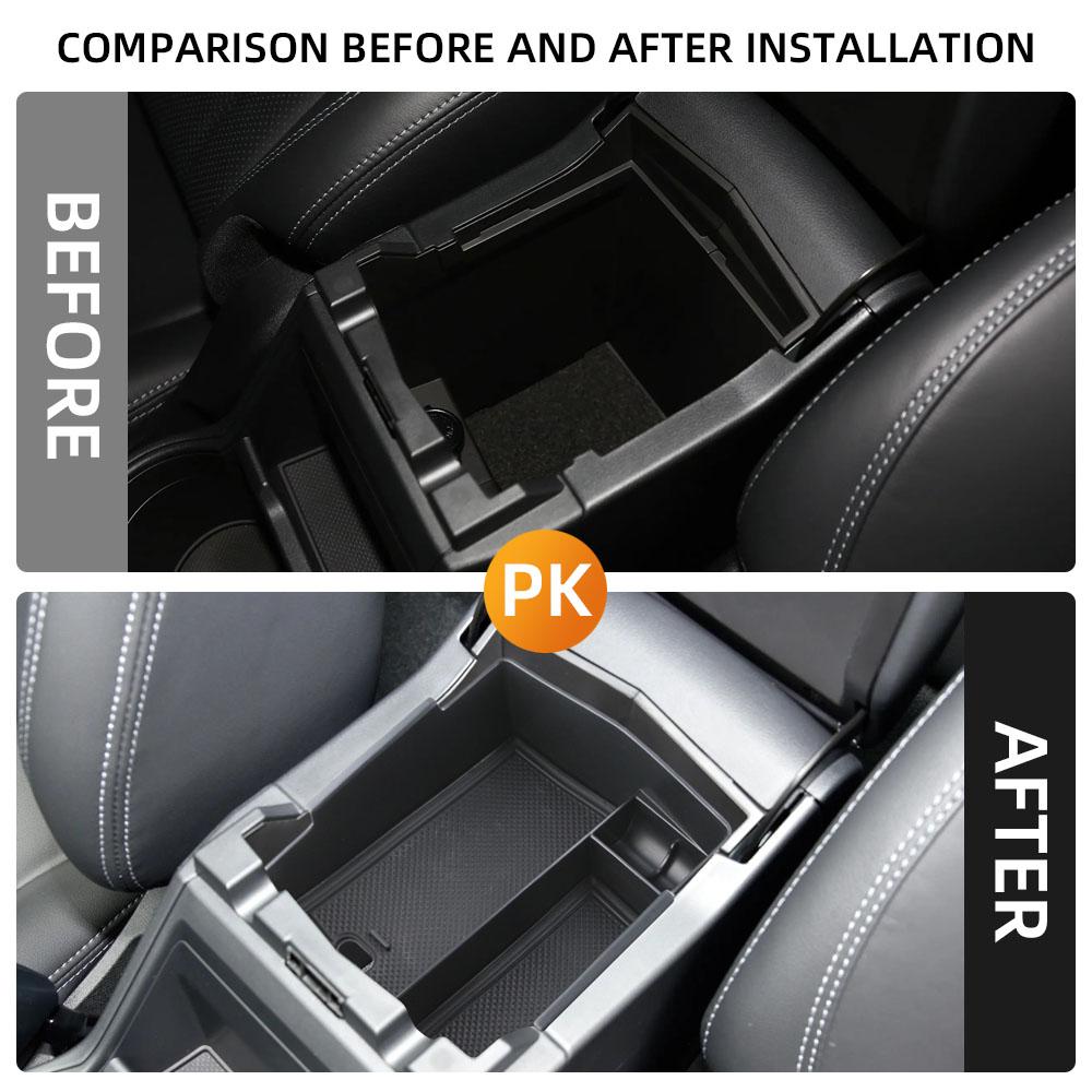Car Center Console Organizer Tray for Subaru Forester 2019 2020 2021 2022 2023 2024 Central Armrest Storage Box Accessories