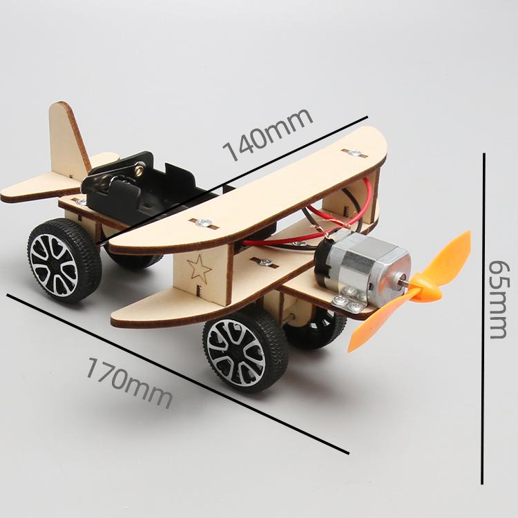 Science And Technology Small Production Electric Taxi Aircraft DIY Handmade Albatross Aircraft Model Experimental Materials Student Toys