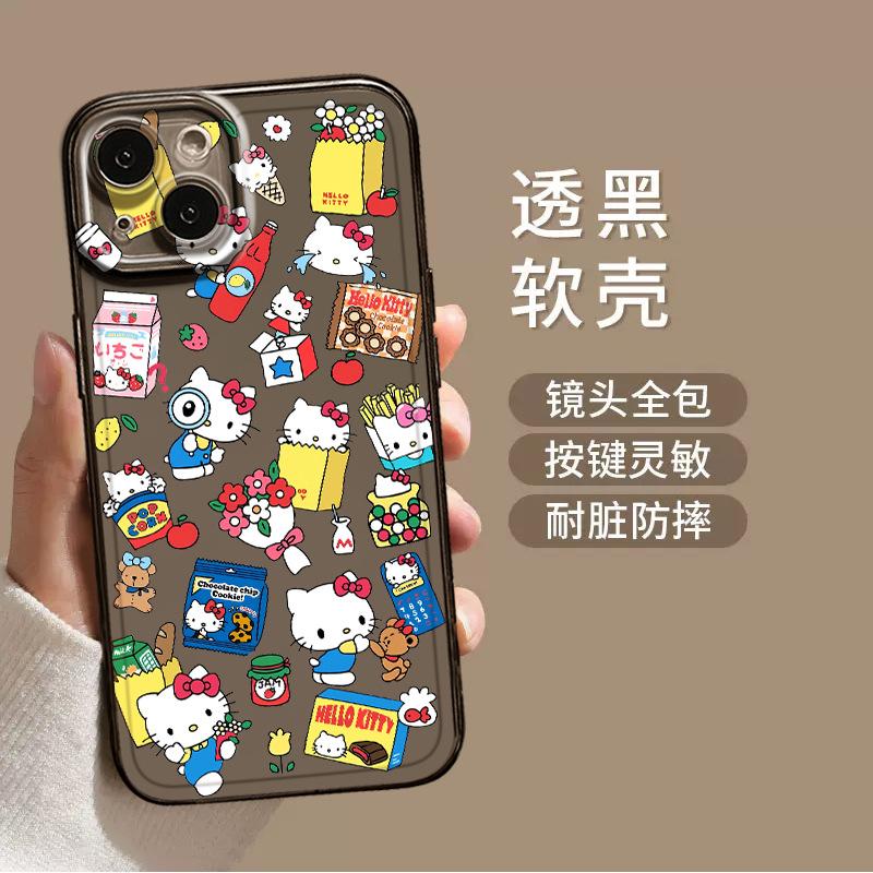 Applicable to Apple 11/11promax mobile phone case iphone11 niche transparent domestic Huawei p11 Hello Kitty