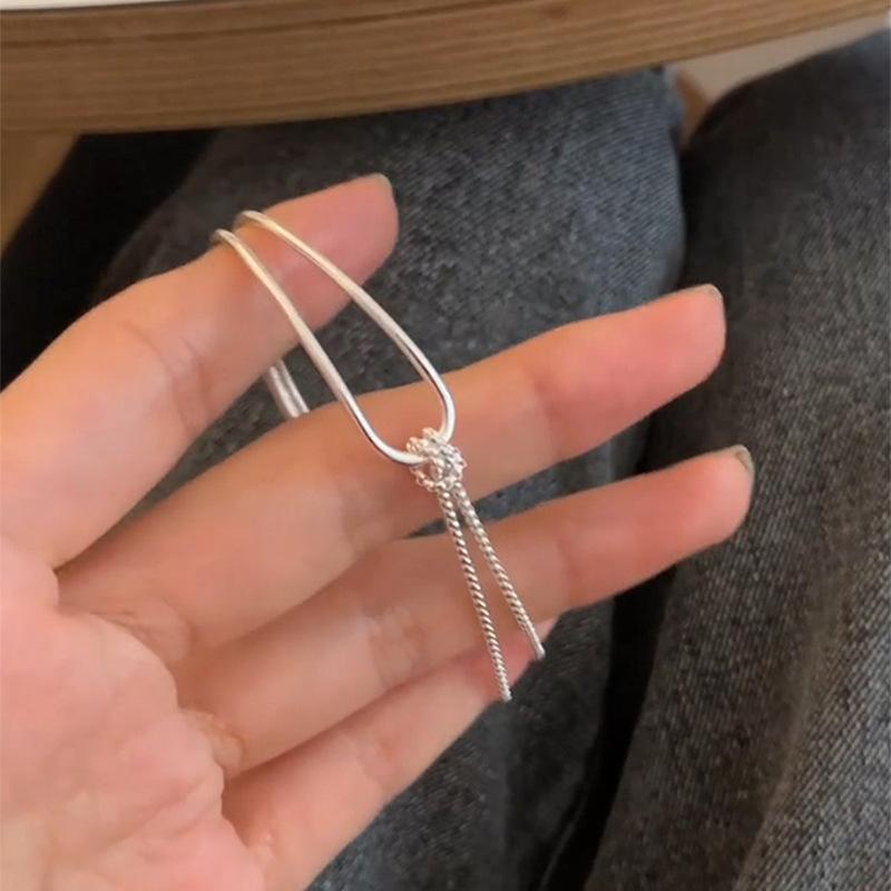 Double-layer Curved Tube Starry Sky Bracelet for Women Asymmetrical Splicing Simple Style Round Bead Bracelet Party
