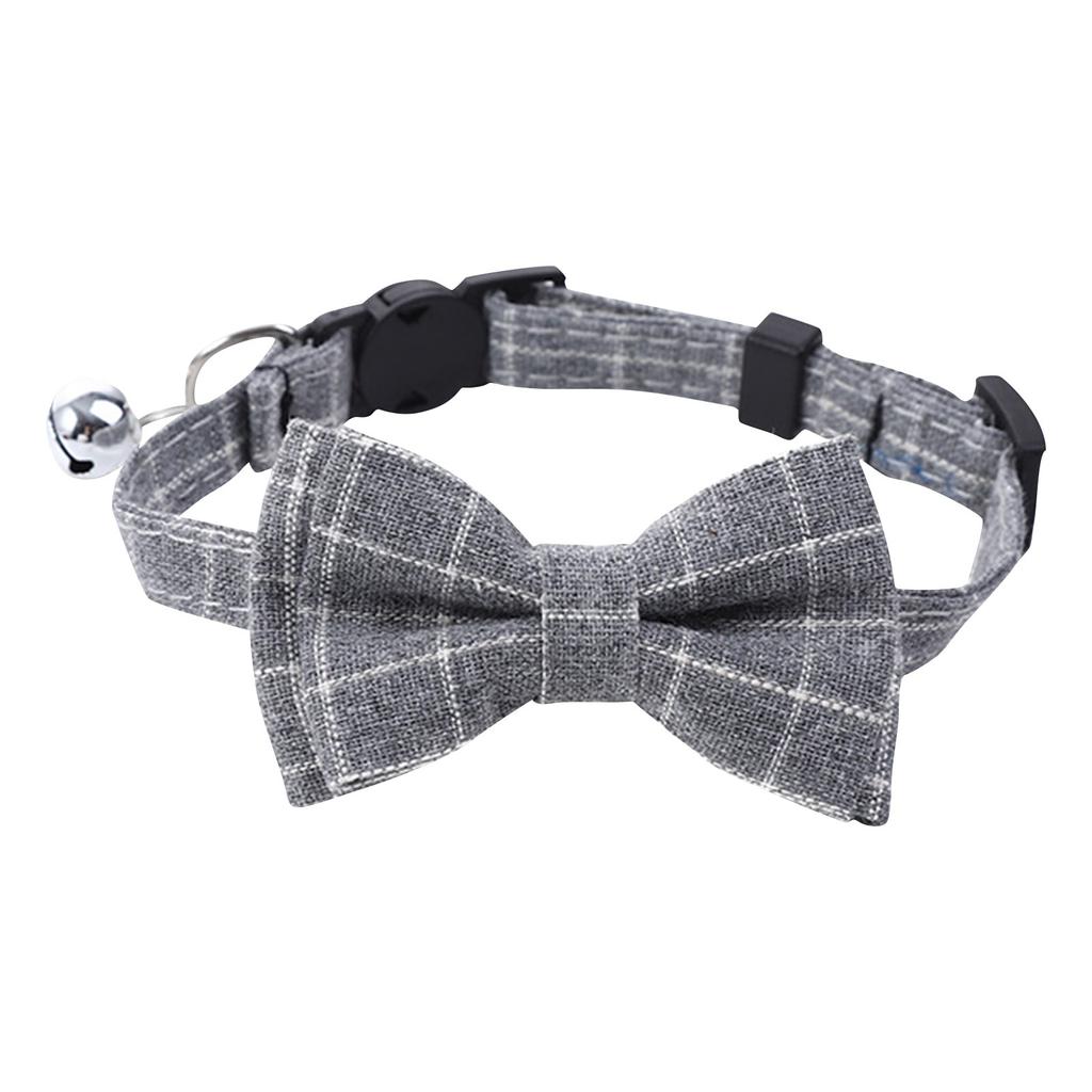 Pet Collar Bow English Collar Strap, Head Safety Socket Dog Collar With Bow And Bell For Dogs, Cats And Rabbits