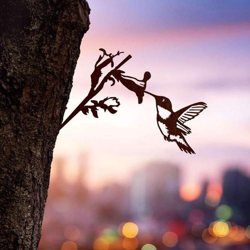 Gardening Ornaments  Owl Bird Art Creative Simulation Animal Bird Ornament Garden Statues Yard Decor Gift Easter Decoration