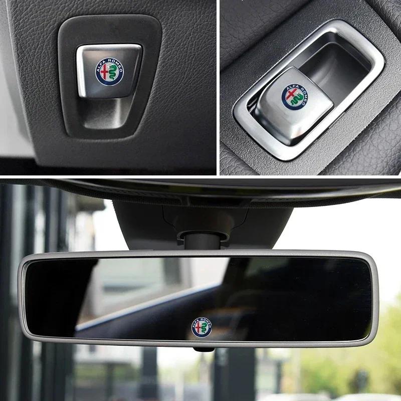 Für Alfa Romeo Autoembleme Auto Innenraum Dekor Logo Aufkleber Für Alfa Romeo 159 Giulietta Giulia 147 Mito 156 Stelvio Volante Auto