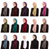 New Women Summer Breathable Muslim Chiffon Hijab Shawls Scarf Plain Soft Turban Bandanas Headband Scarves Wrap Bufanda Foulard